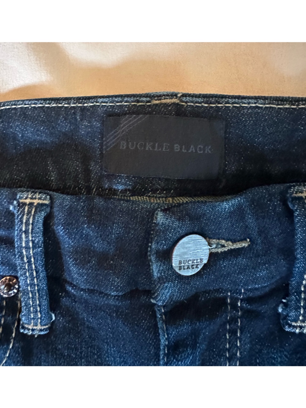 Buckle black high rise ankle skinny stretch denim jeans - Picture 7 of 10
